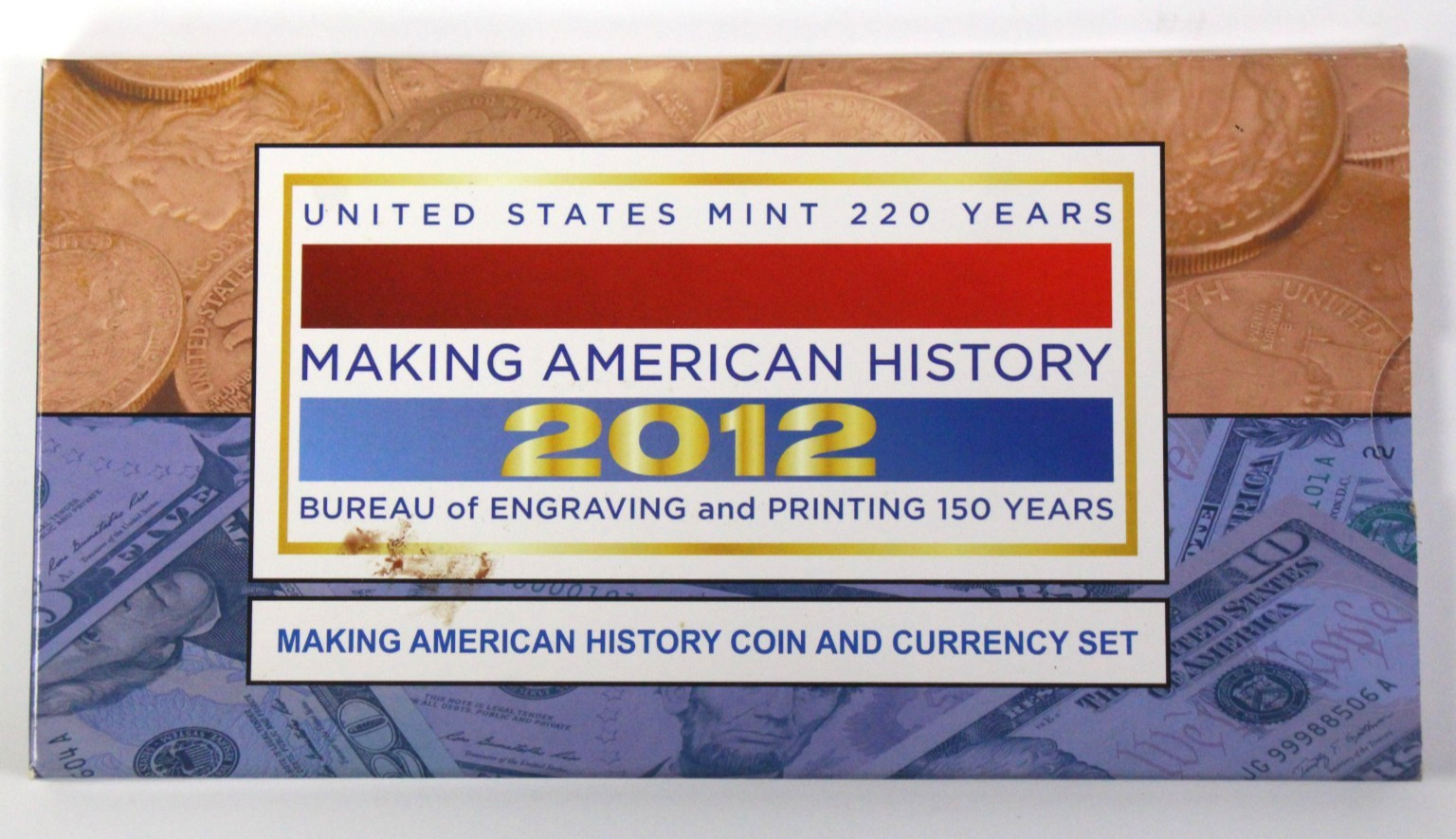 2012 Making American History Coin & Currency Set - 2012-S Proof Silver Eagle