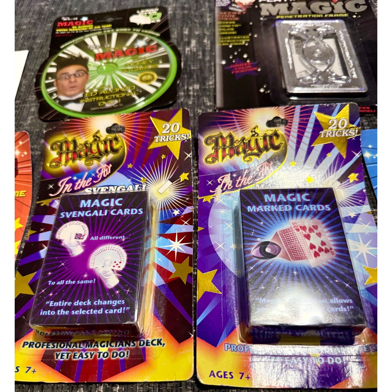 Fantasma Magic Trick Bundle Set Multicolor New Card Decks DVD