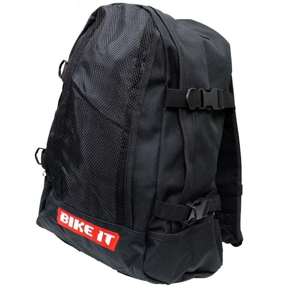 Bike It Heavy Duty Motorcycle Backpack Motorbike Rucksack Bag Moped Luggage