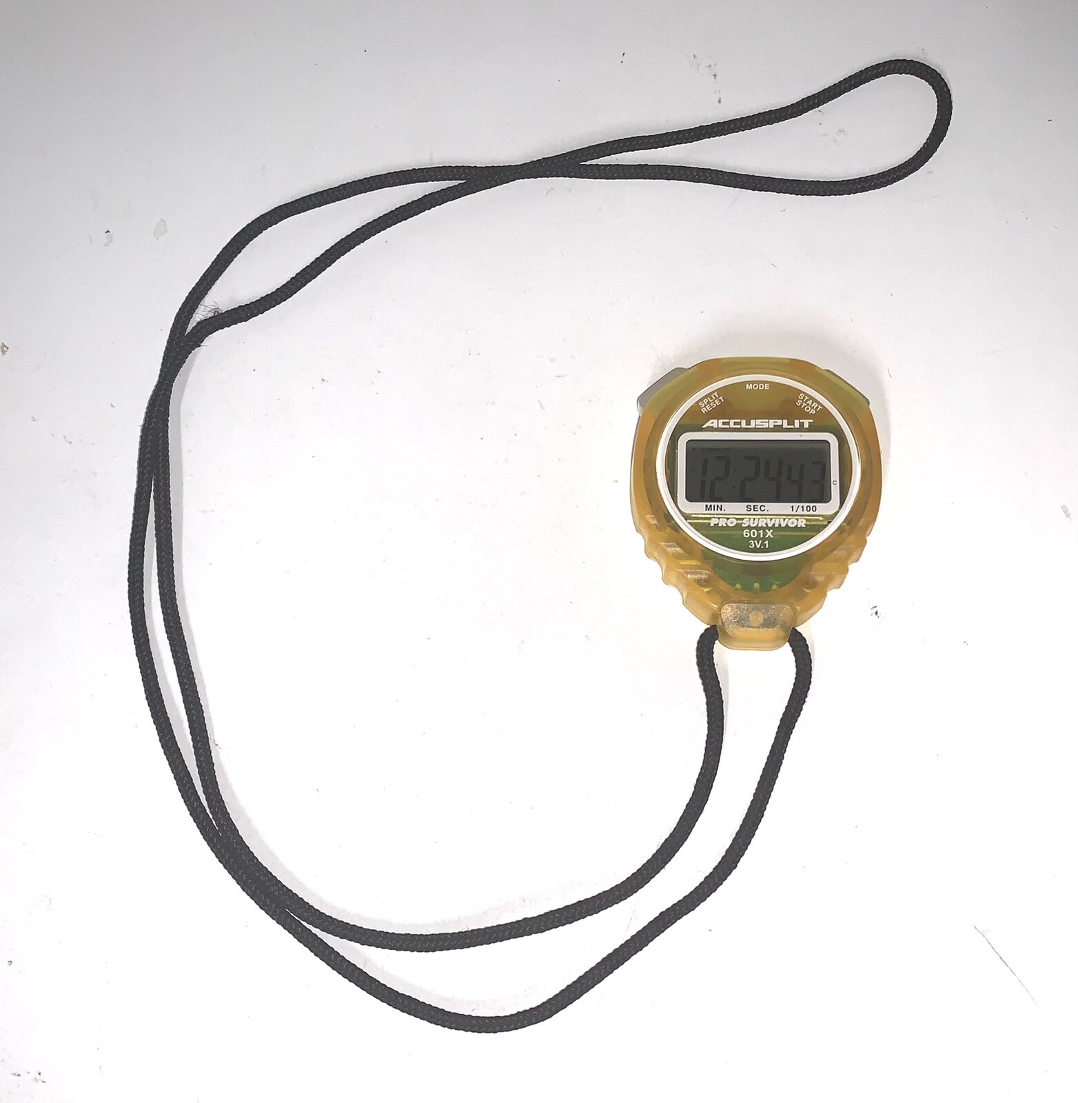 Accusplit Yellow Pro Survivor 601x 3V.1 Stopwatch Timer