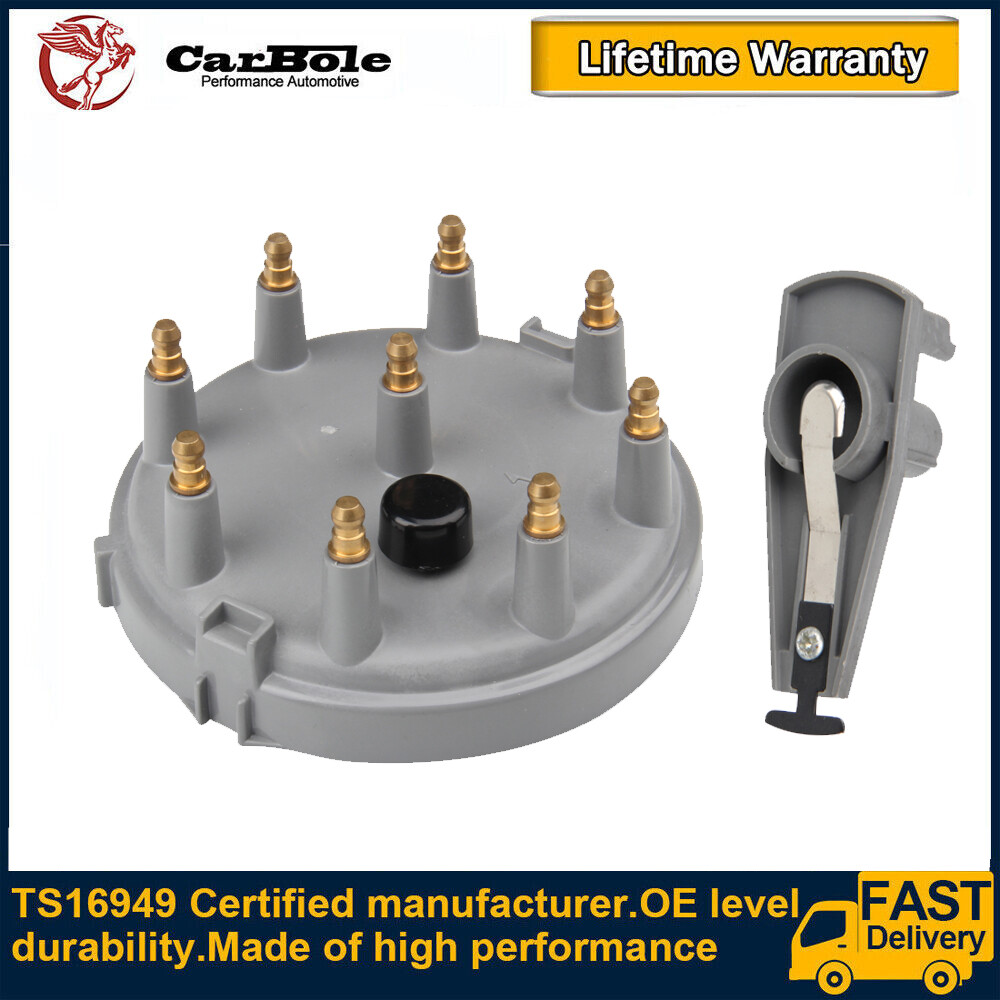 New Distributor Cap & Rotor Kit For Ford Lincoln Mustang F250 F150 302 351W 460