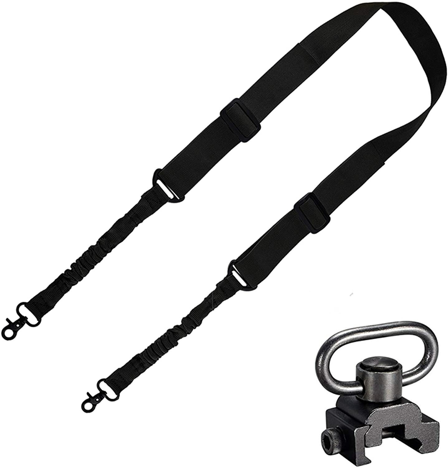 2 Point Gun Sling Shoulder Strap Trigger Snap with QD Swivel Mount A