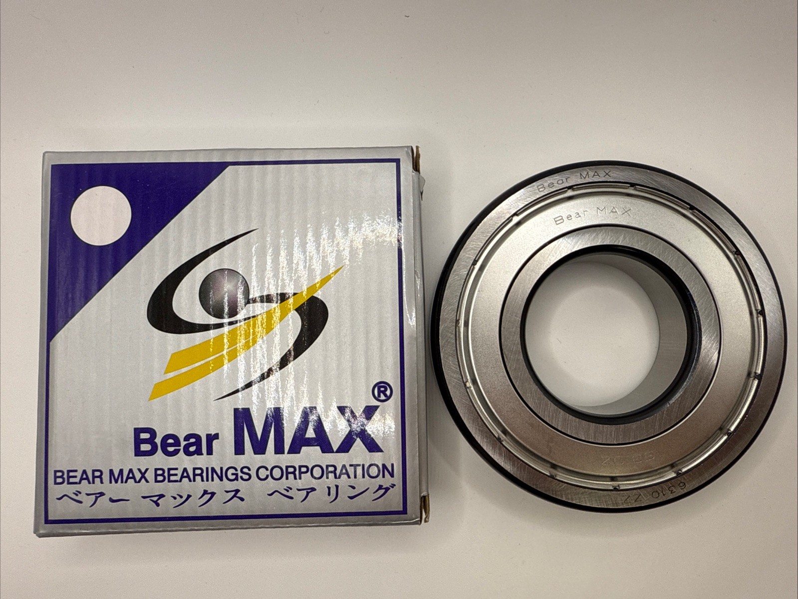 1 pc BearMAX 6310-ZZ EMQ 50x110x27mm Metal Seal Deep Groove Ball Bearings 6310ZZ