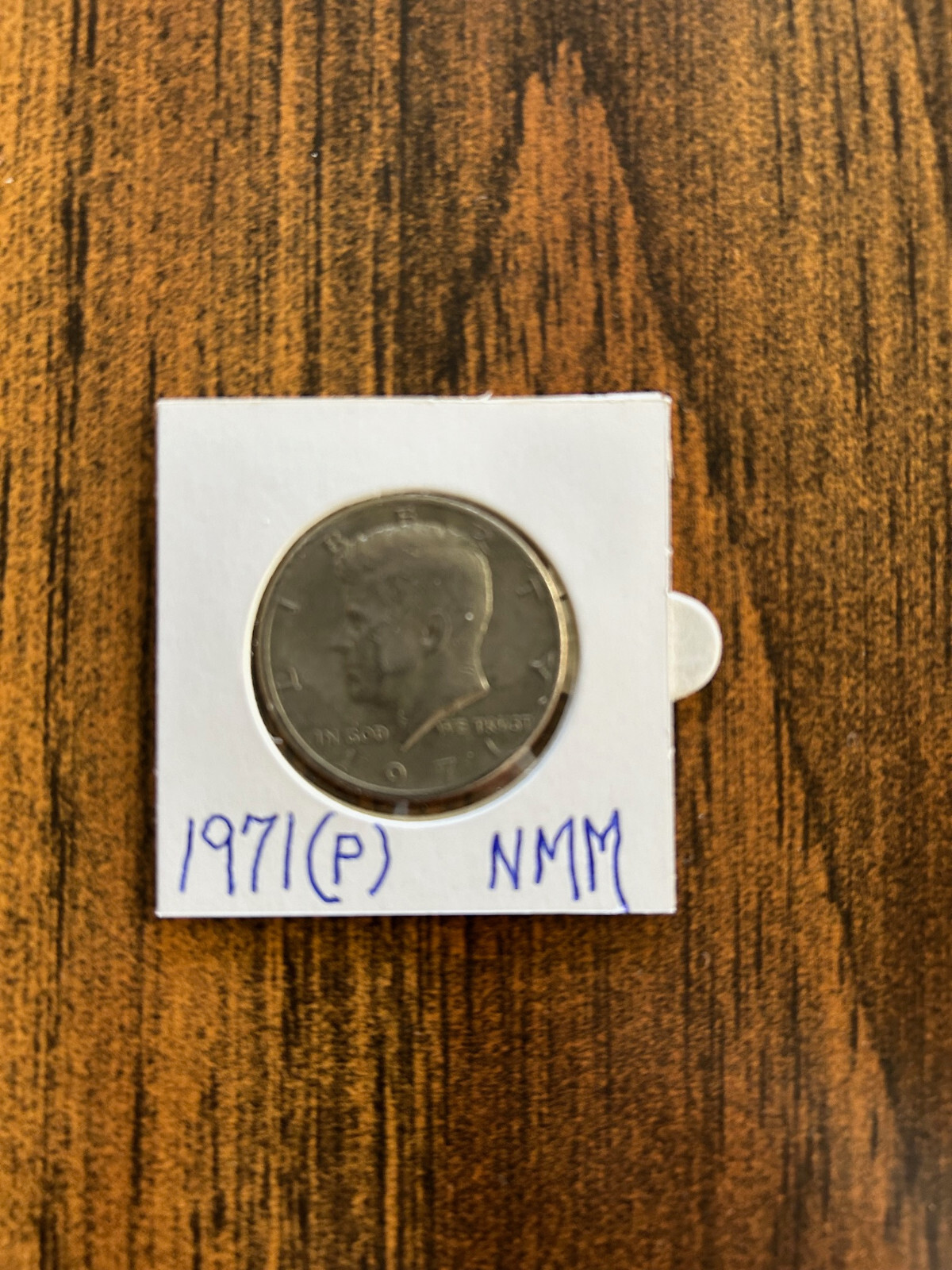 1971(P)    KENNEDY   HALF  DOLLAR,  CLAD,  CIRCULATED,   Actual Coin in Photo
