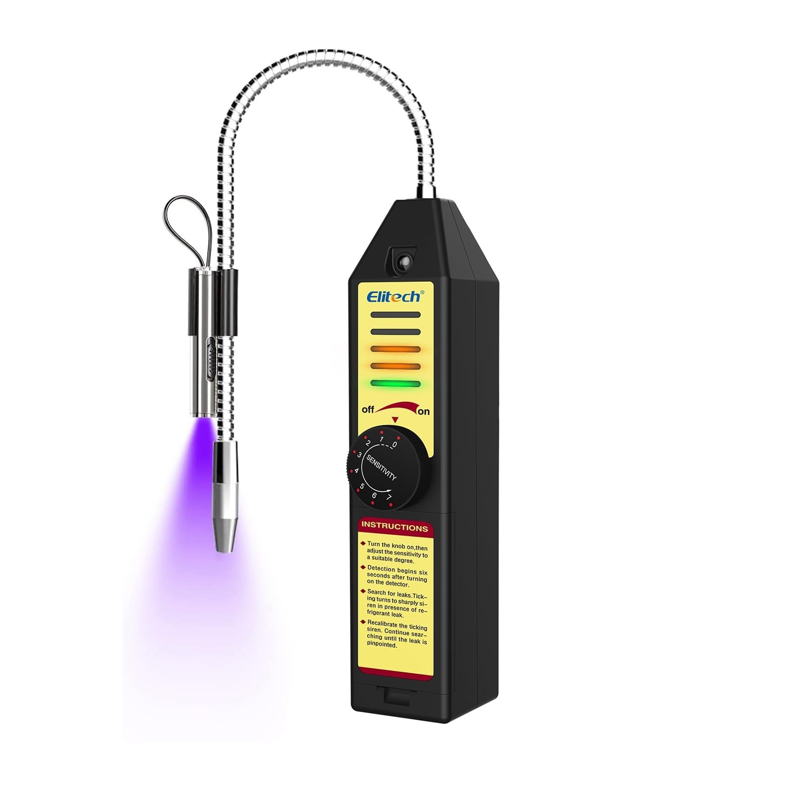 Elitech Freon Leak Detector Halogen Refrigerant Gas Leak Detector HVAC Tester...