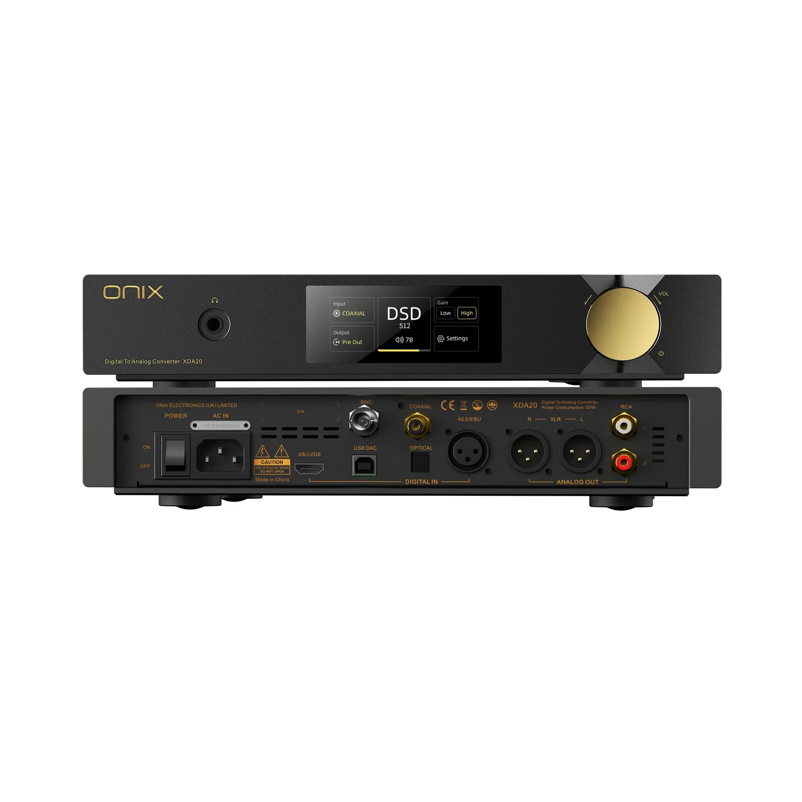 Shanling Onix Zenith XDA20 Reference Digital to Analog Converter