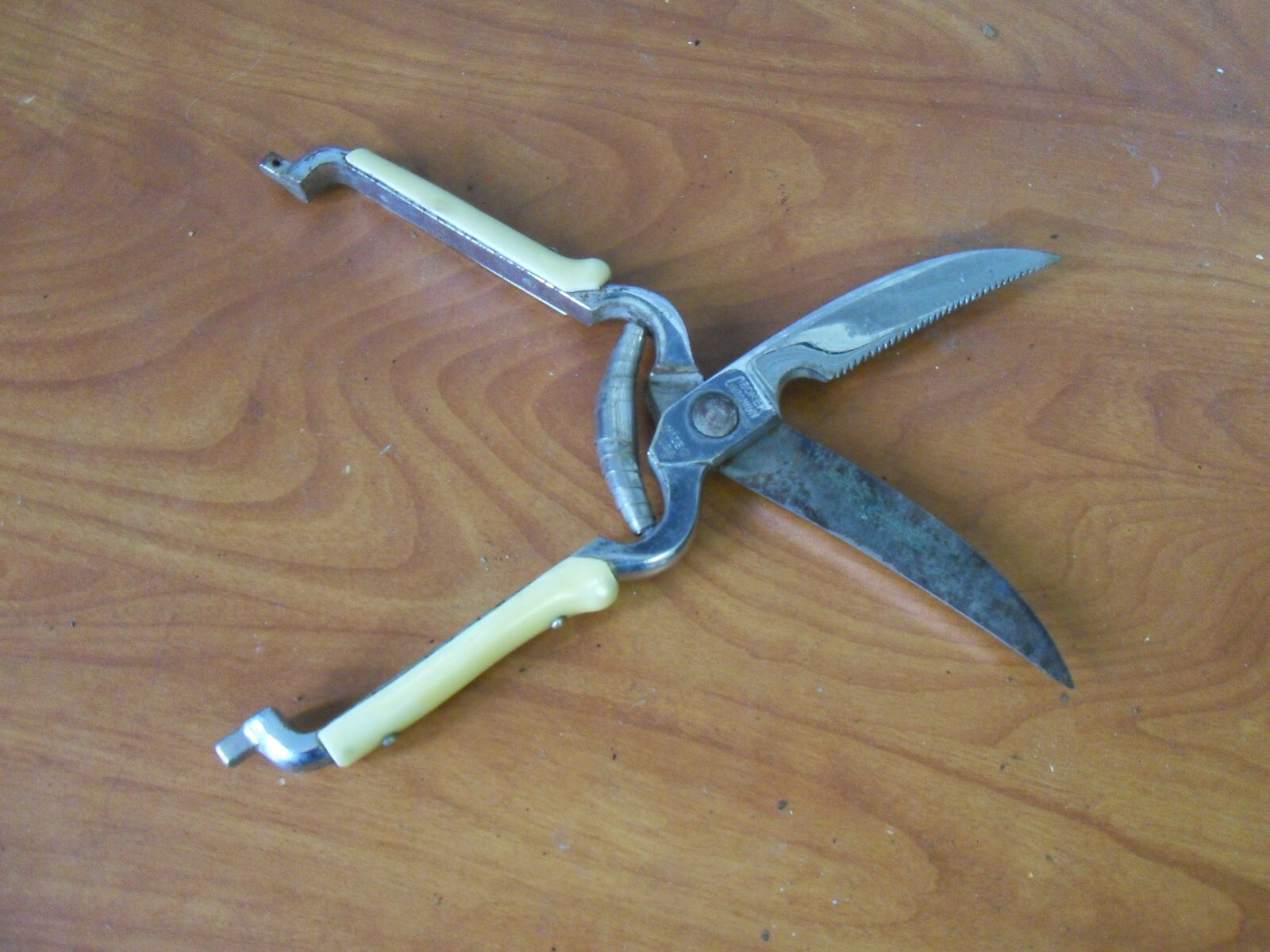 VINTAGE CHROMIUM BOKER PRUNING SHEARS 9.5 Inch AS PICTURED