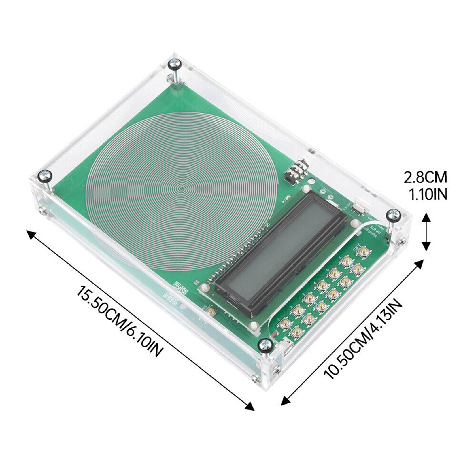 Adjustable 0.1HZ-30KHZ Schumann Wave Frequency Pulse Generator Multi-mode US
