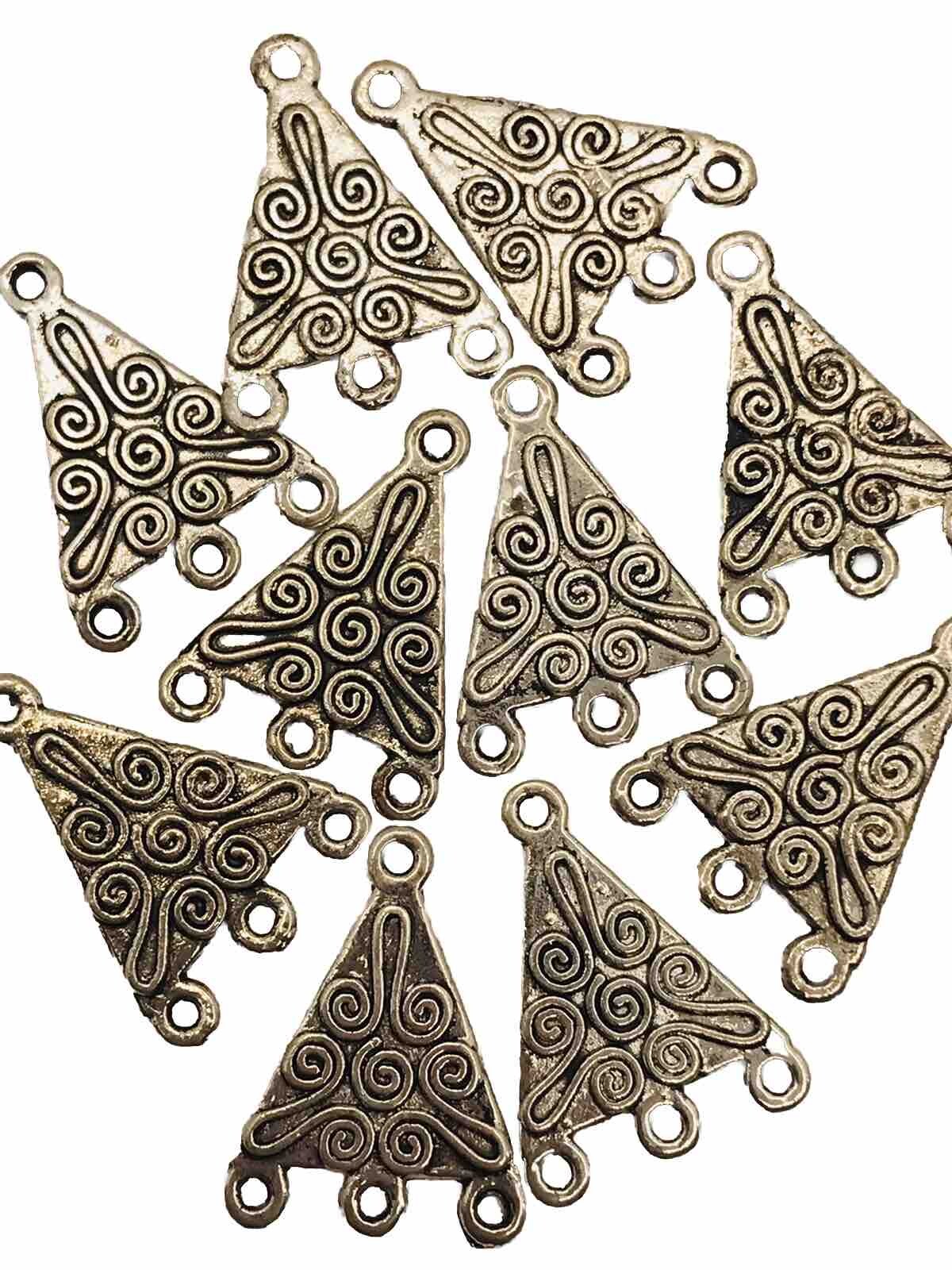 Blue Moon Earring Jewelry Making Connectors Finding Qty: 10