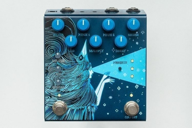 Old Blood Noise Endeavors Dark Star V3 Stereo Soundscape Reverb Blue *Free...