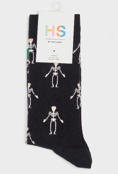Happy Socks Skeleton Pop UK size 7-12