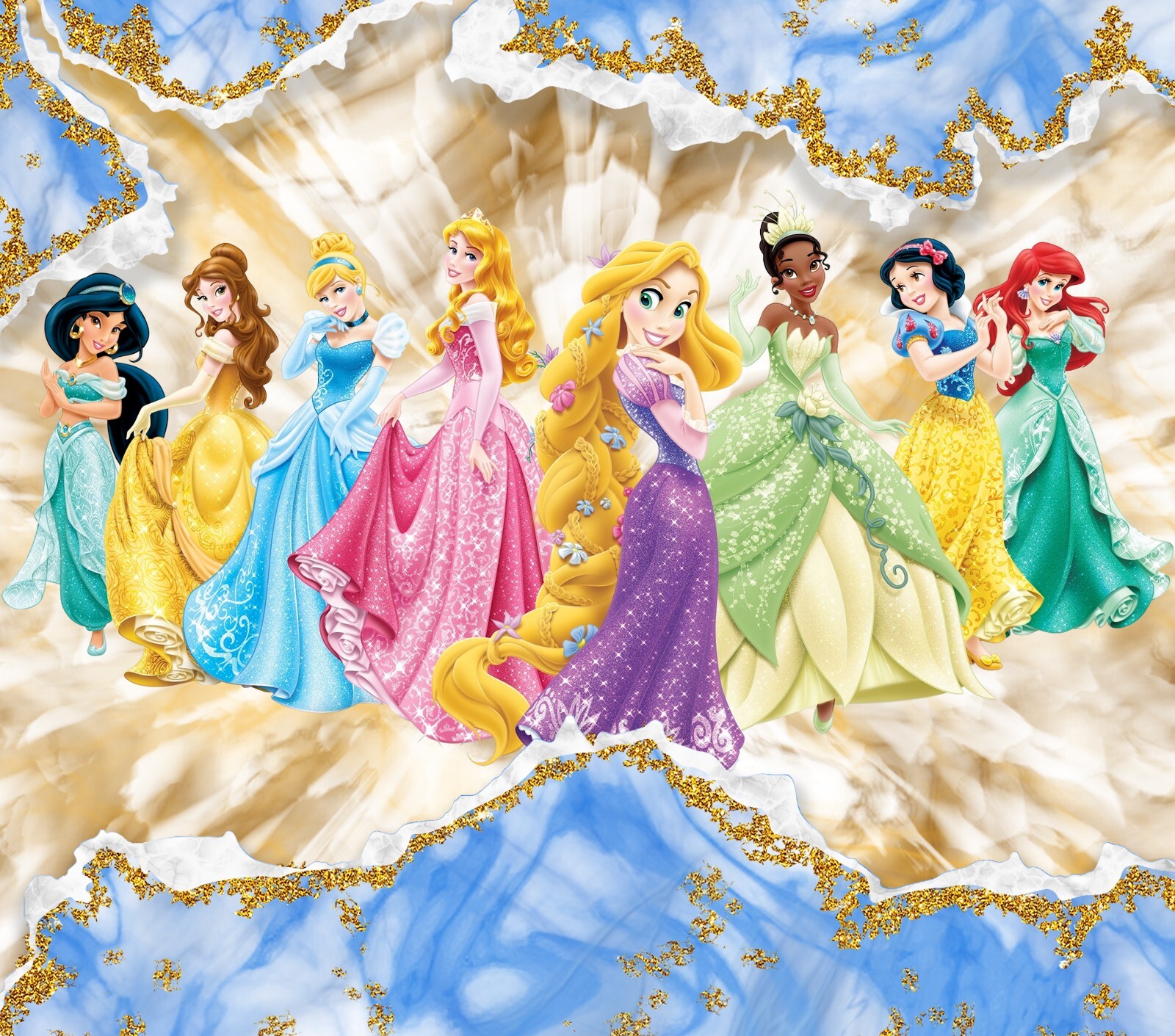 Princesses, Mouse Pad, Sublimated, Can Personalize/Made to Order(mp162)