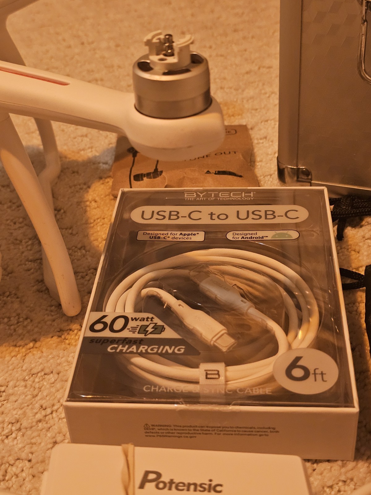 Potensic Ready to Fly Camera Drone Kit with Remote, Case, Propellers, Batteries