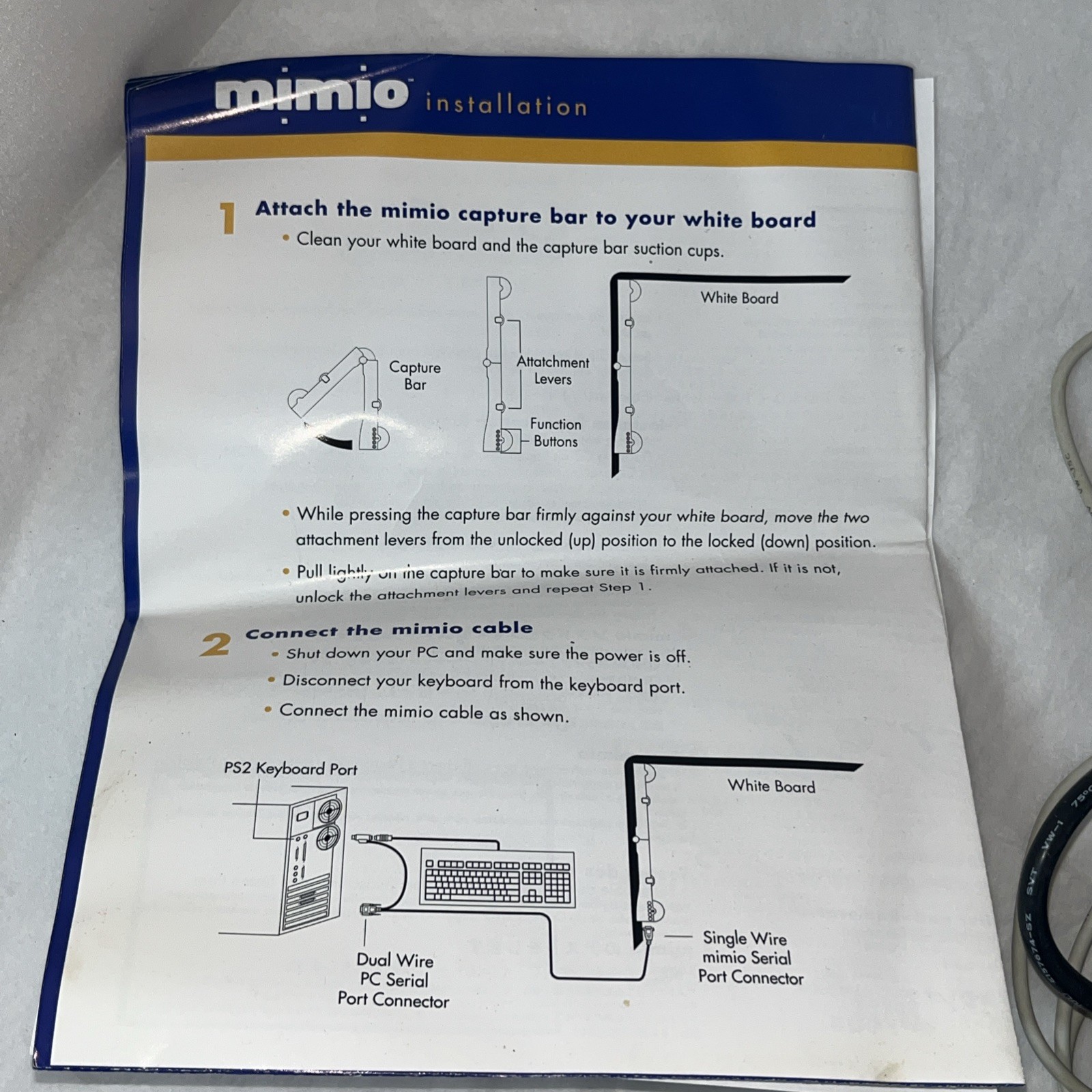 Vintage computer 1999 eBeam Electronics Imaging Whiteboard Digital WorkSpace Kit