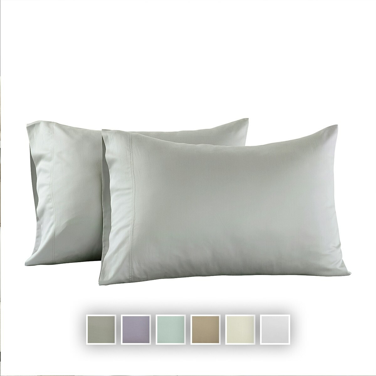 Tencel Pillowcases Cool and Super Soft Eucalyptus Tencel 600 Thread Count (Pair)