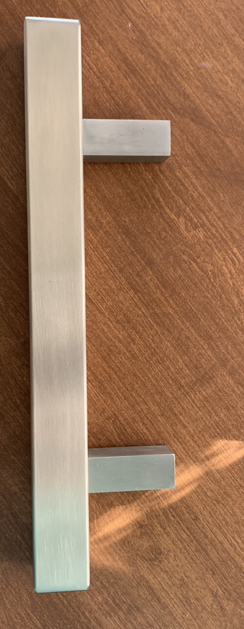 Homlux Barn Door Handle Hardware Silver Square