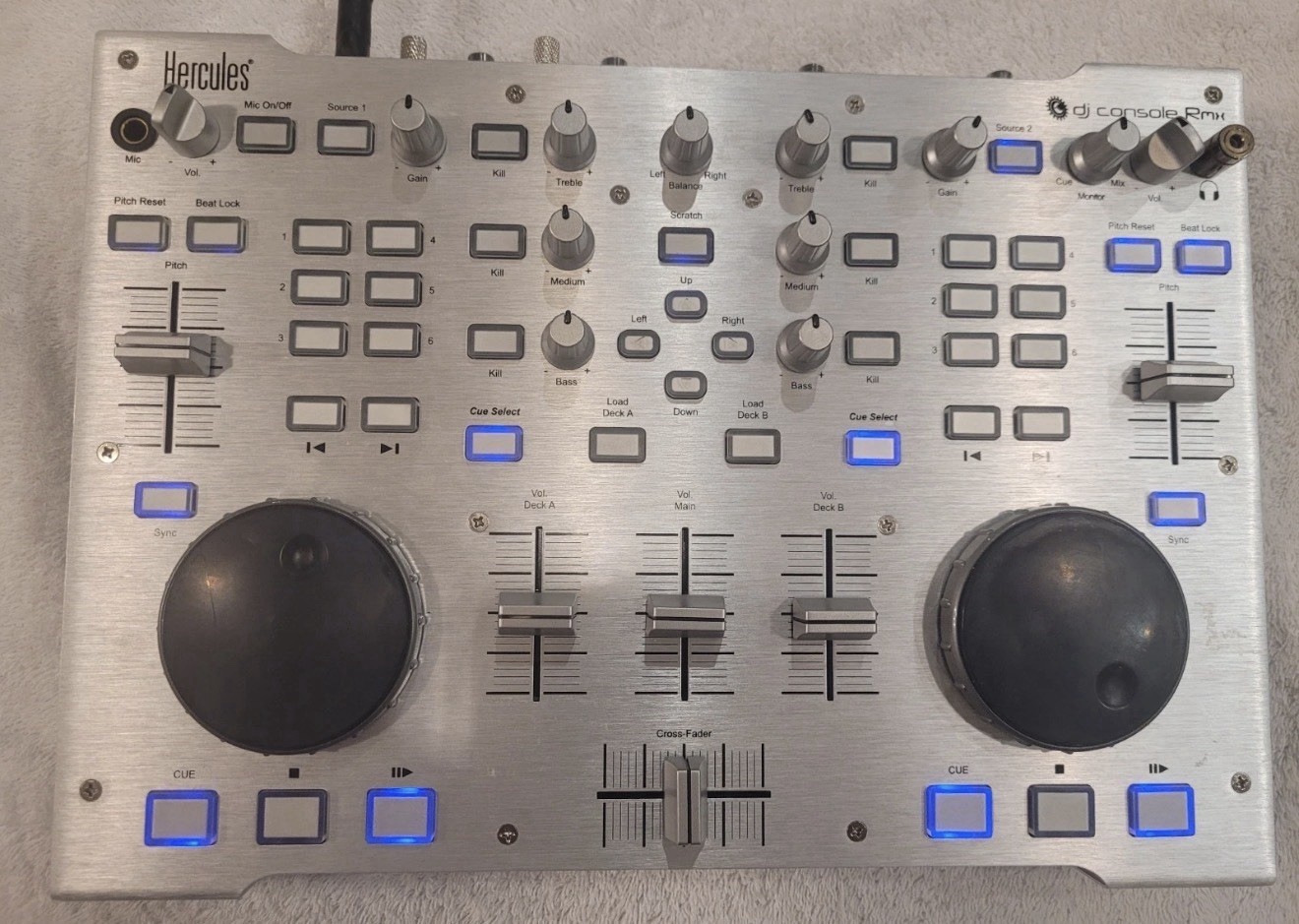 Hercules Dj Console Rmx Dj Controller 4-in/4-out Audio - Silver