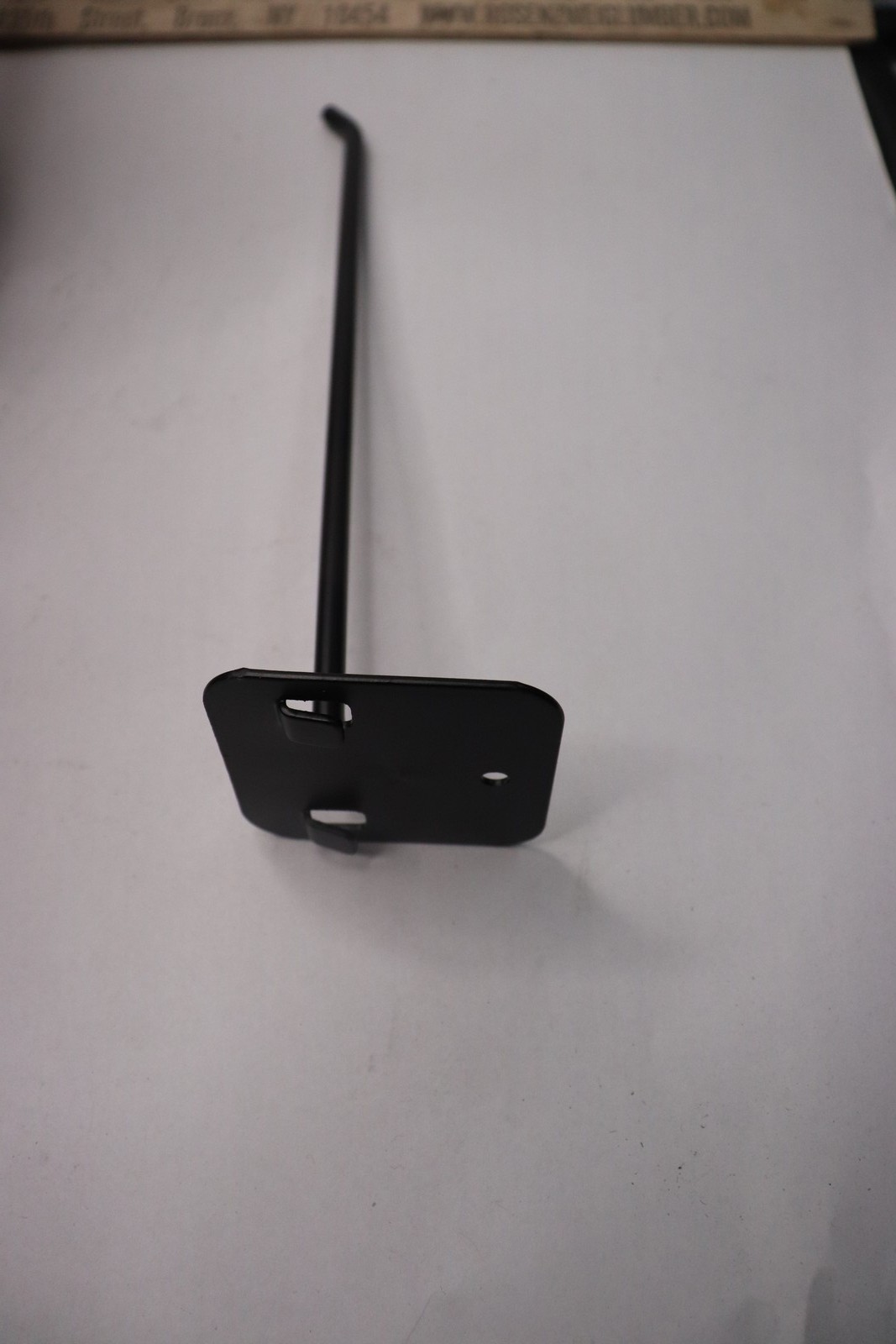 Peg Board Shelving Hang Hook Black 8-5/8"