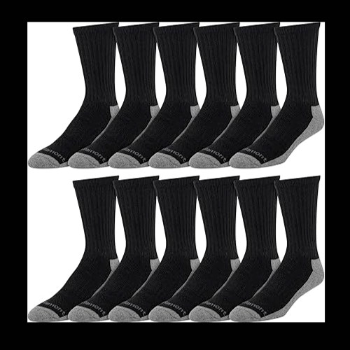 24 Pair x Wells Lamont Mens Size 7-12 Ultimate Work Socks For Steel Toe Boots