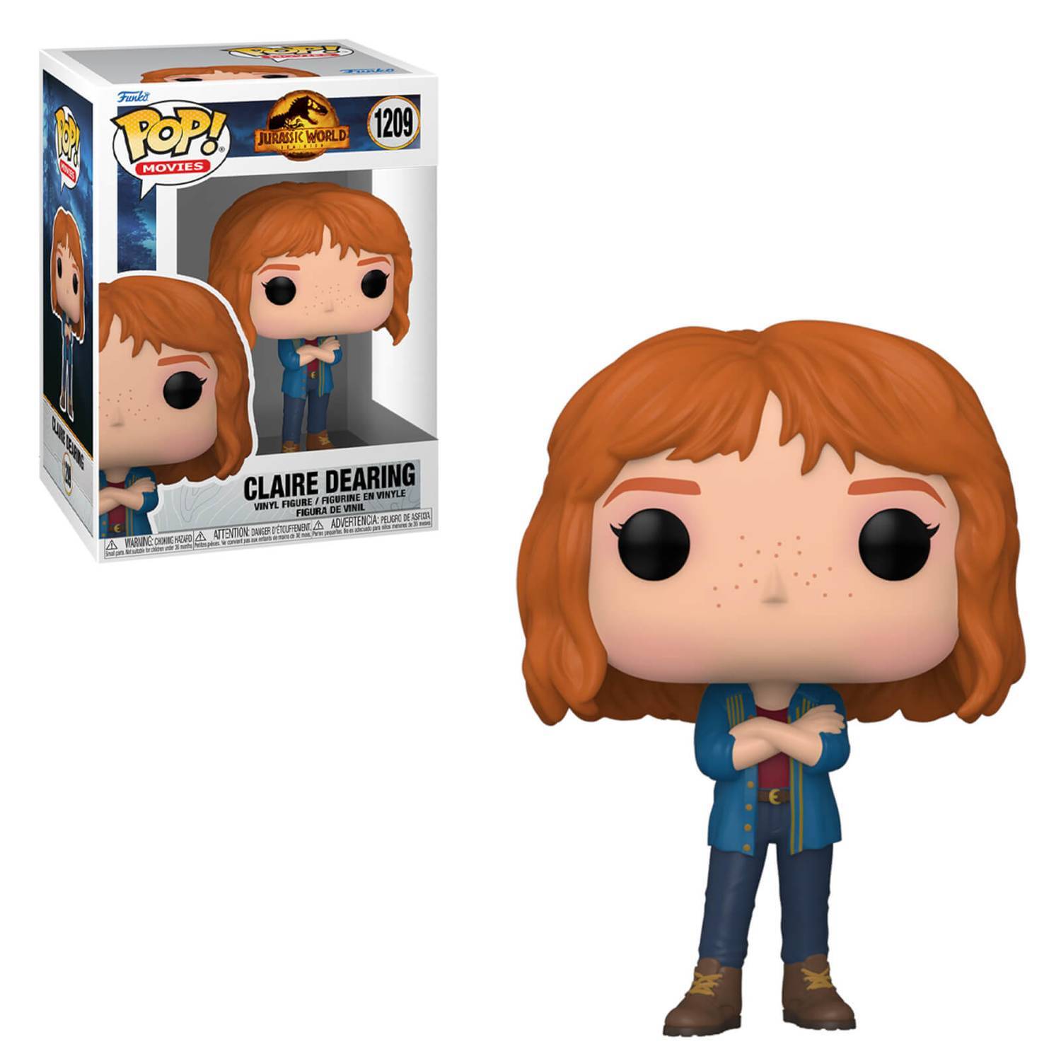 Jurassic World Dominion Movie Claire Dearing POP! Figure Toy #1209 FUNKO NEW NIB
