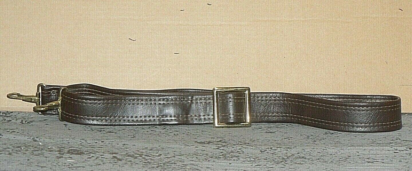 Classy Brown Leather Strap for Camera, Camera Bag, Computer Bag or Valise A4168