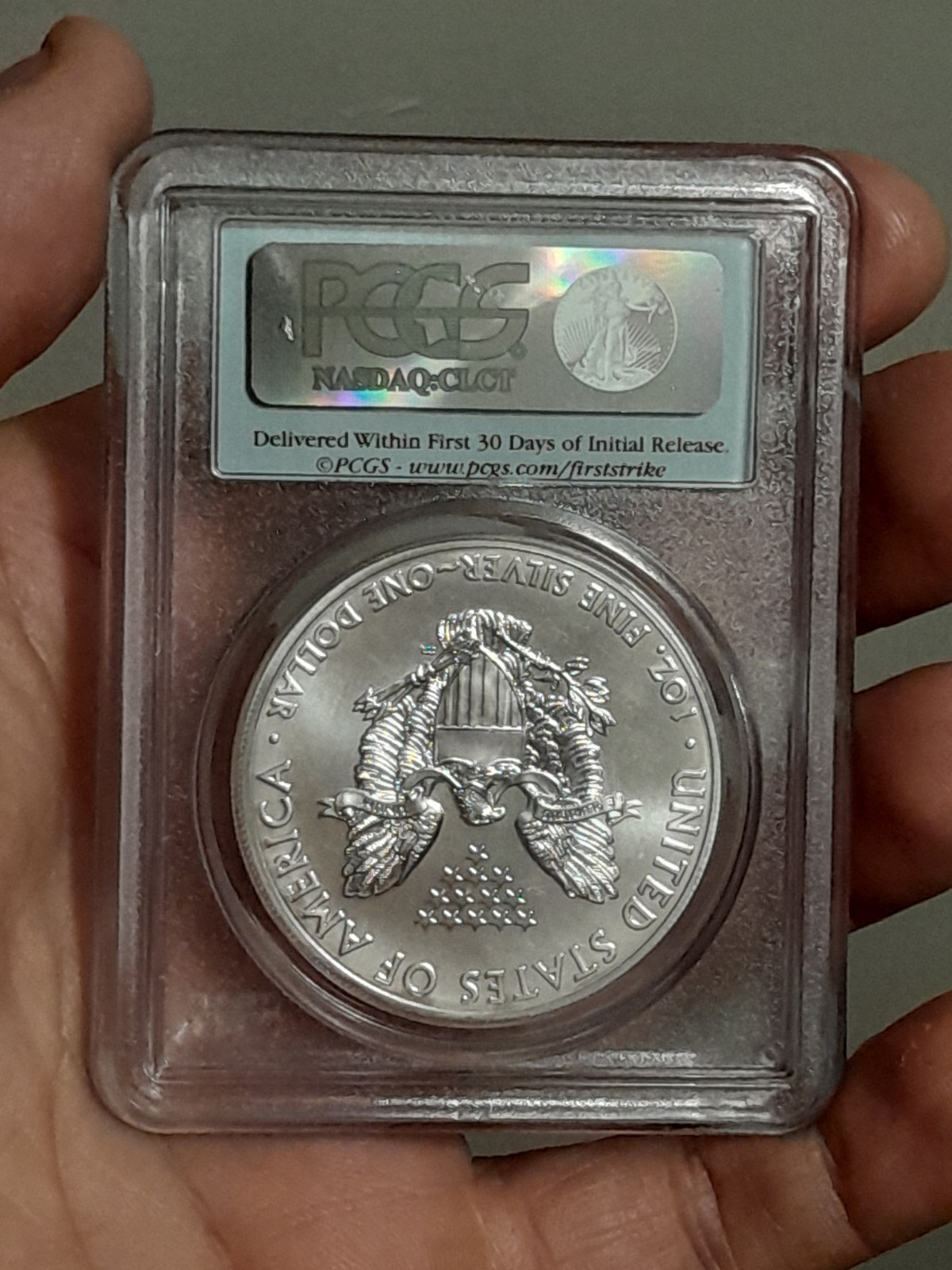 2011 American Eagle Struck at San Francisco PCGS MS70