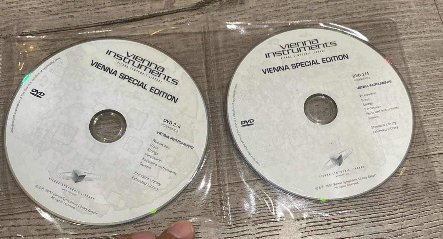 VIENNA SYMPHONIC LIBRARY SPECIAL EDITION VSL INSTRUMENTS SOFTWARE