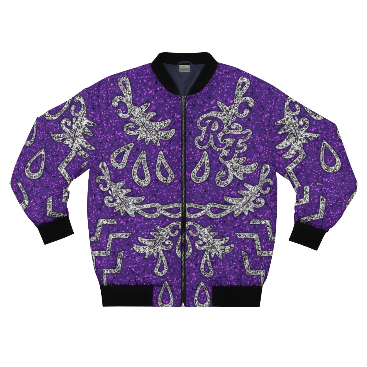 Ric Flair Purple Robe WCW NWA Pro Wrestling Men's AOP Bomber Jacket