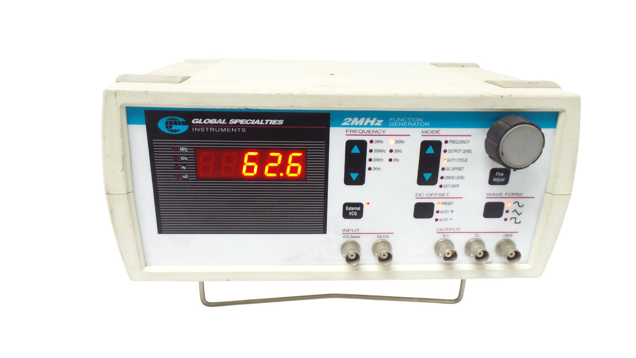 Global Specialties 105-230017 2MHz Function Generator - Free Shipping