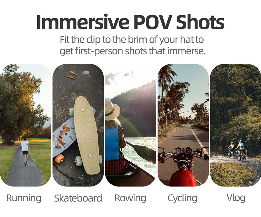Baseball Hat Clip Mount Baseball Cap Clamp Quick for Insta360 GO3/3S Camera