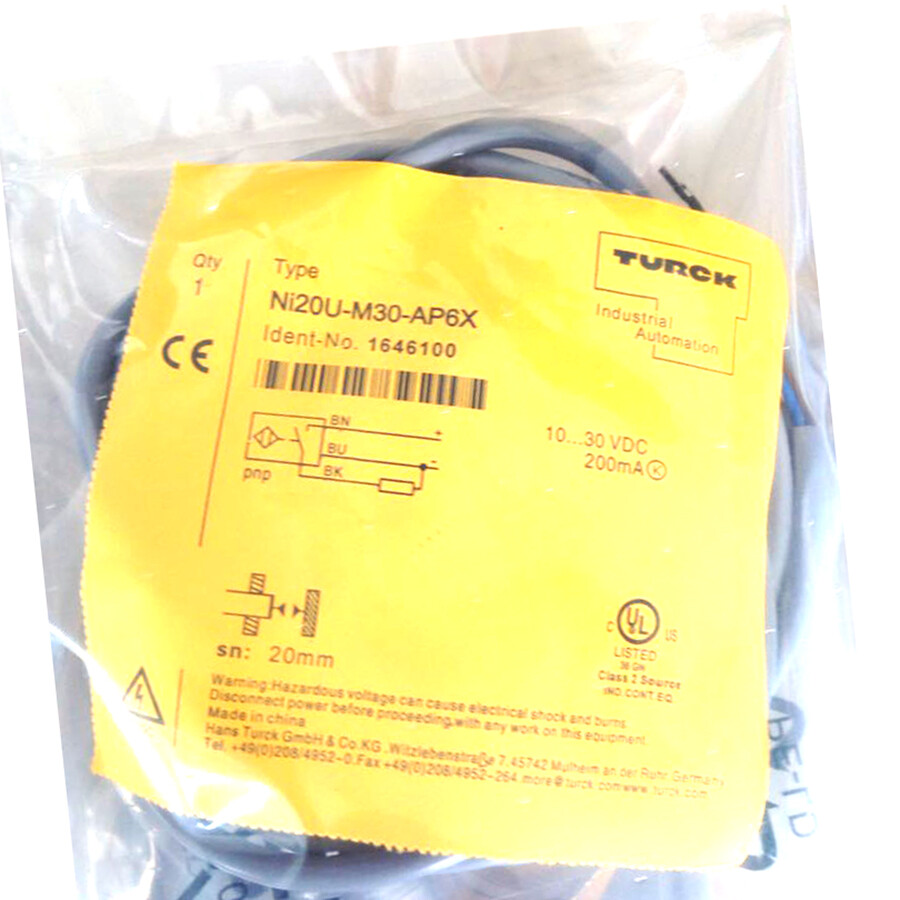 TURCK Ni20U-M30-AP6X 1646100 Inductive sensor PNP