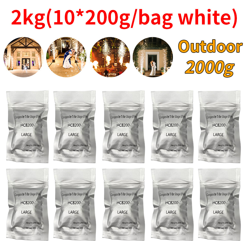 10 Pack 2-5M Stage Effect Cold Spark Machine Powder for Wedding Party Show