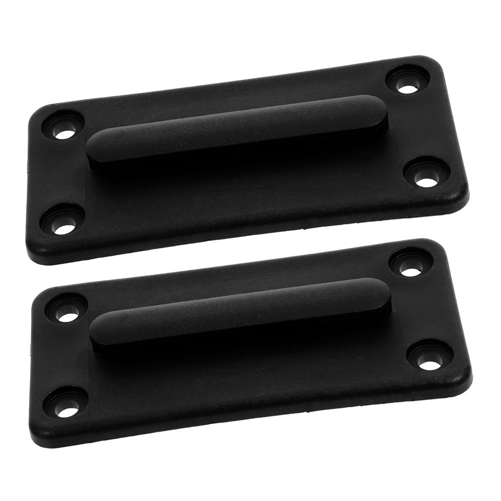2 Sets ABS Retractable Belt Barrier Wall Mount Clips for Home Use