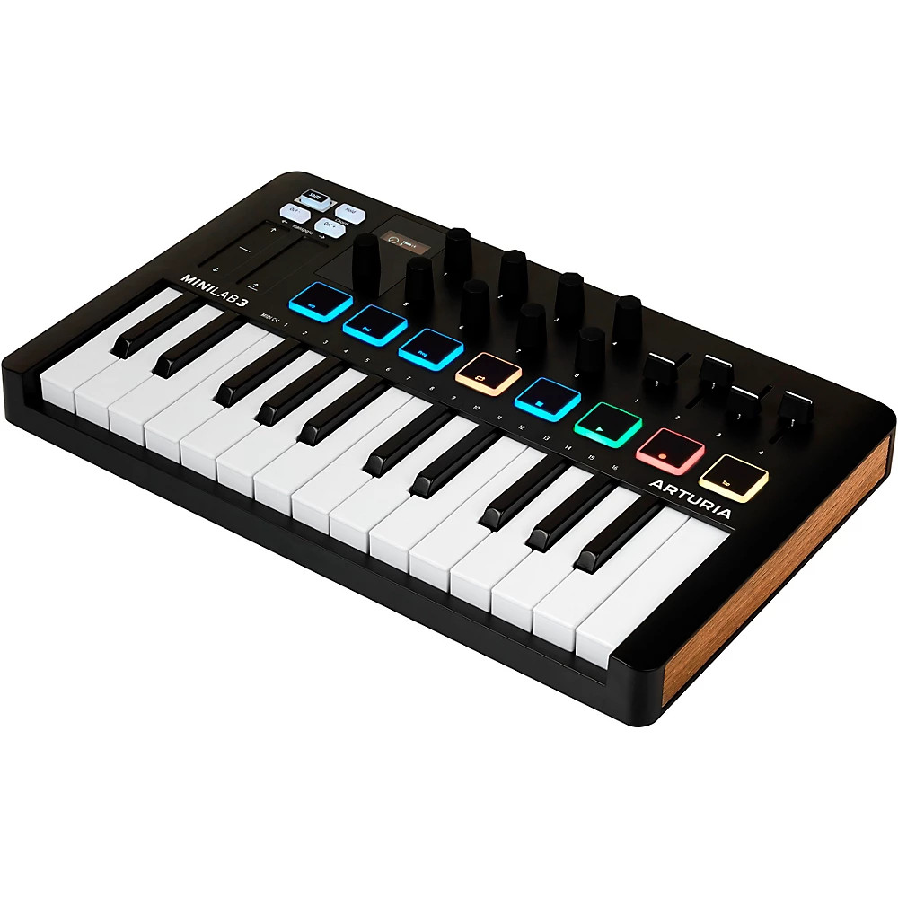 Arturia MiniLab 3 Hybrid Keyboard Controller Black