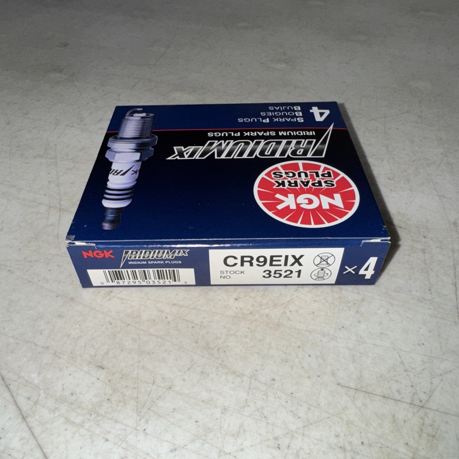 4 NGK Laser Iridium Spark Plugs CR9EIX Polaris RZR XP900 XP1000 XP 900 1000