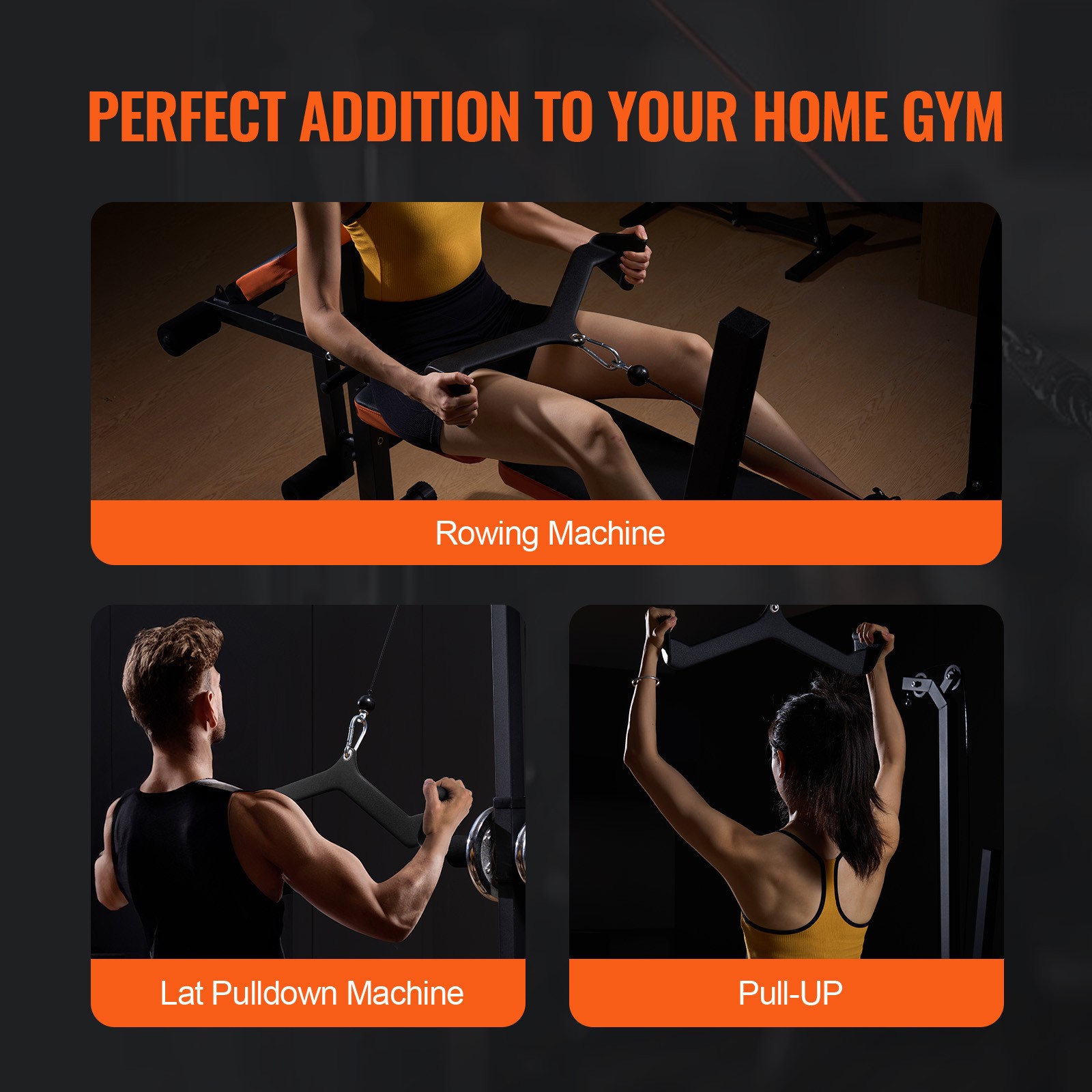 Lat Pulldown Bar Tricep Handle V-Bar Attachment for Cable Machine