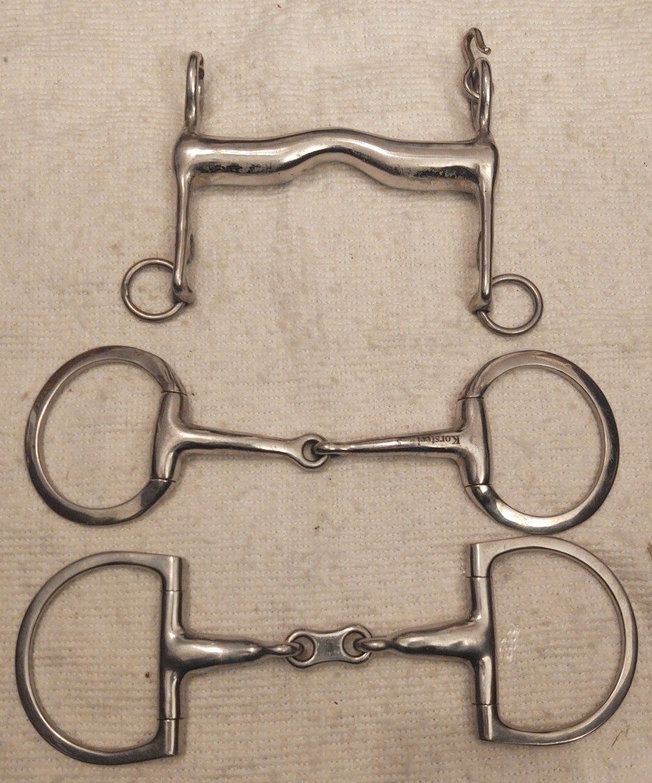 One Korsteel D-Ring Curved, One D-Ring Unmarked And One Bit All 5" Stainless