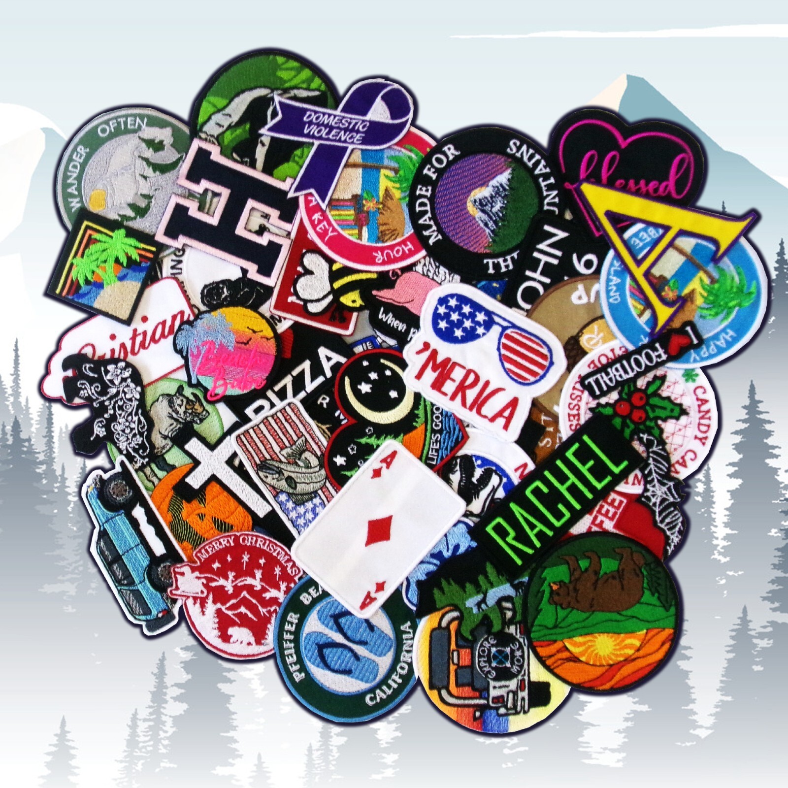 Custom Embroidered Personalized - Your Own Design Logo Image Patch