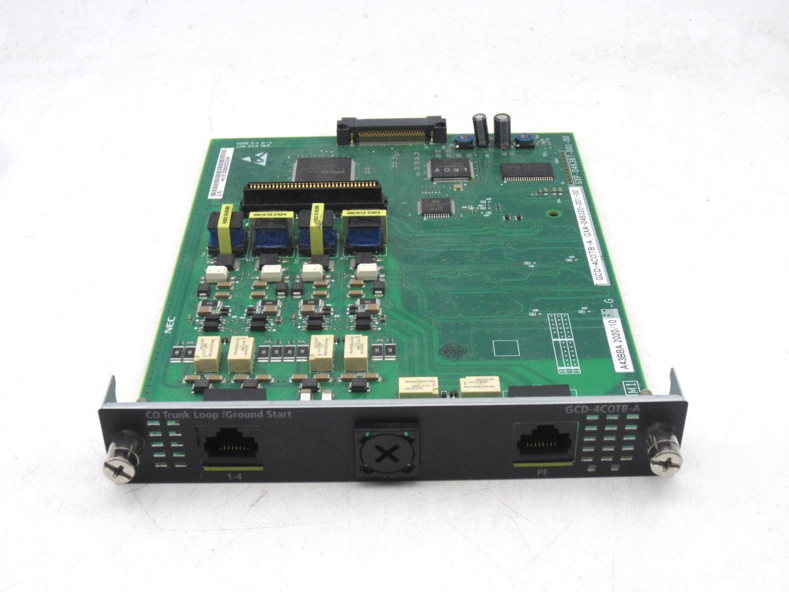 NEC GCD-4COTB-A BE113020 4-Port Analog CO Trunk Card Blade For SV9100