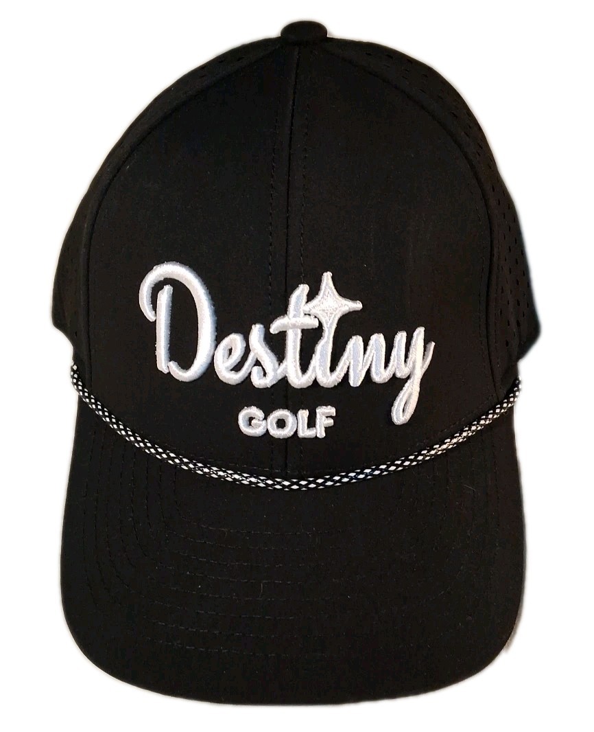 Destiny Golf Hat Gaming stretch Cap Black one size baseball hat