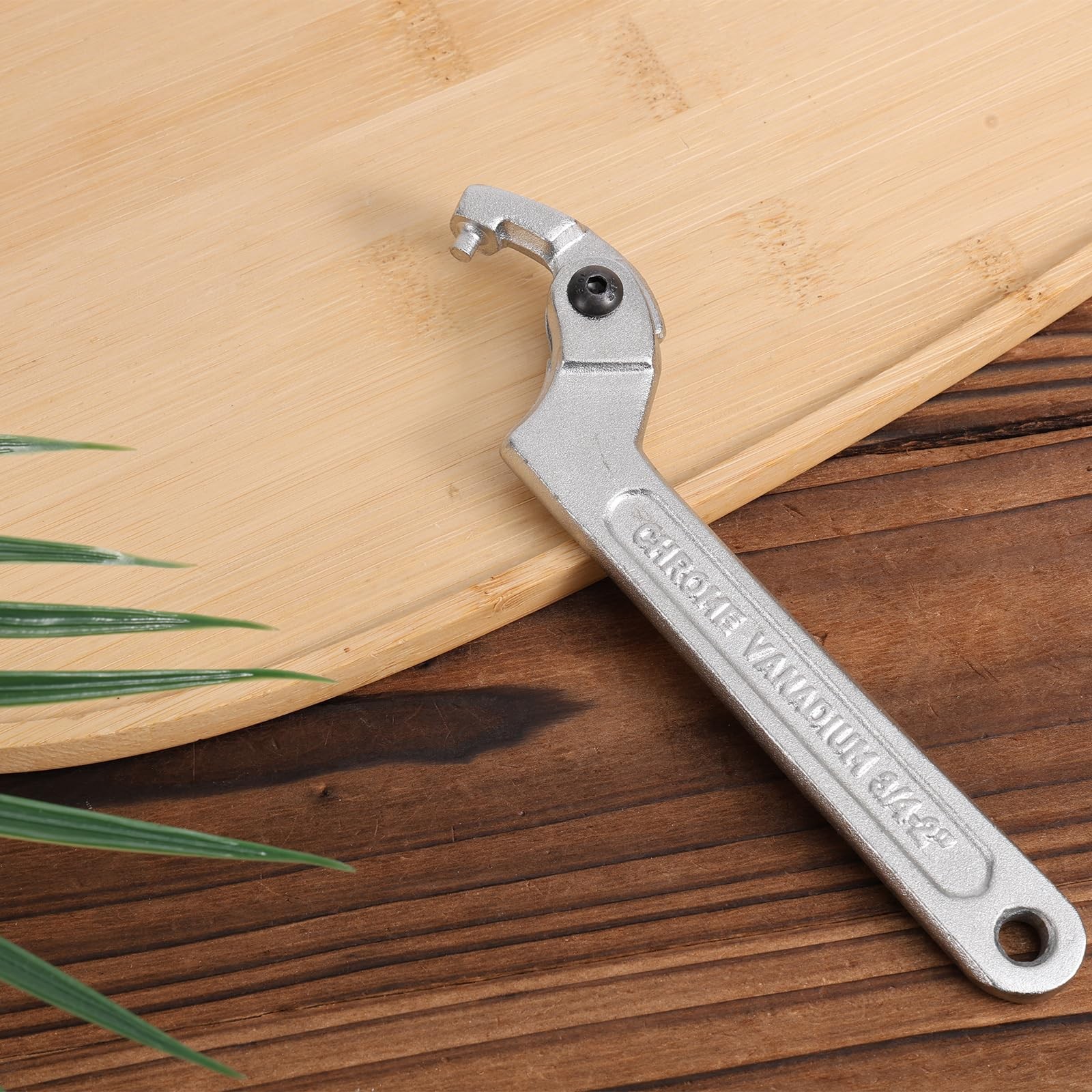 Adjustable C Spanner Hook Wrench 3/4 to 2 Inch Tool