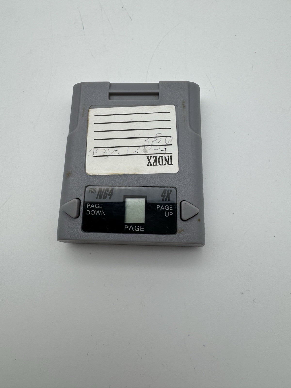 N64 4X Memory Card Nintendo 64 Vintage Paging Untested