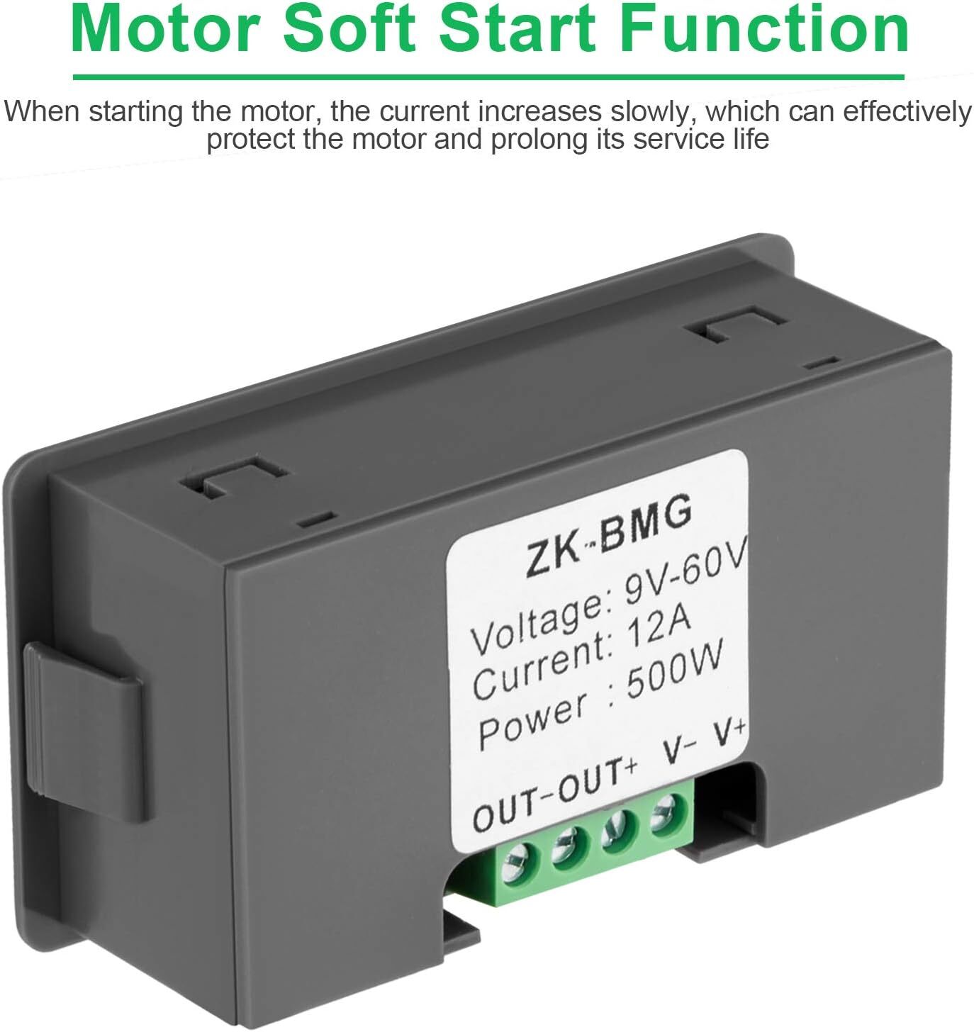 2Pack 12A 500W PWM DC Motor Speed Governor Controller Switch BMG Digital Display