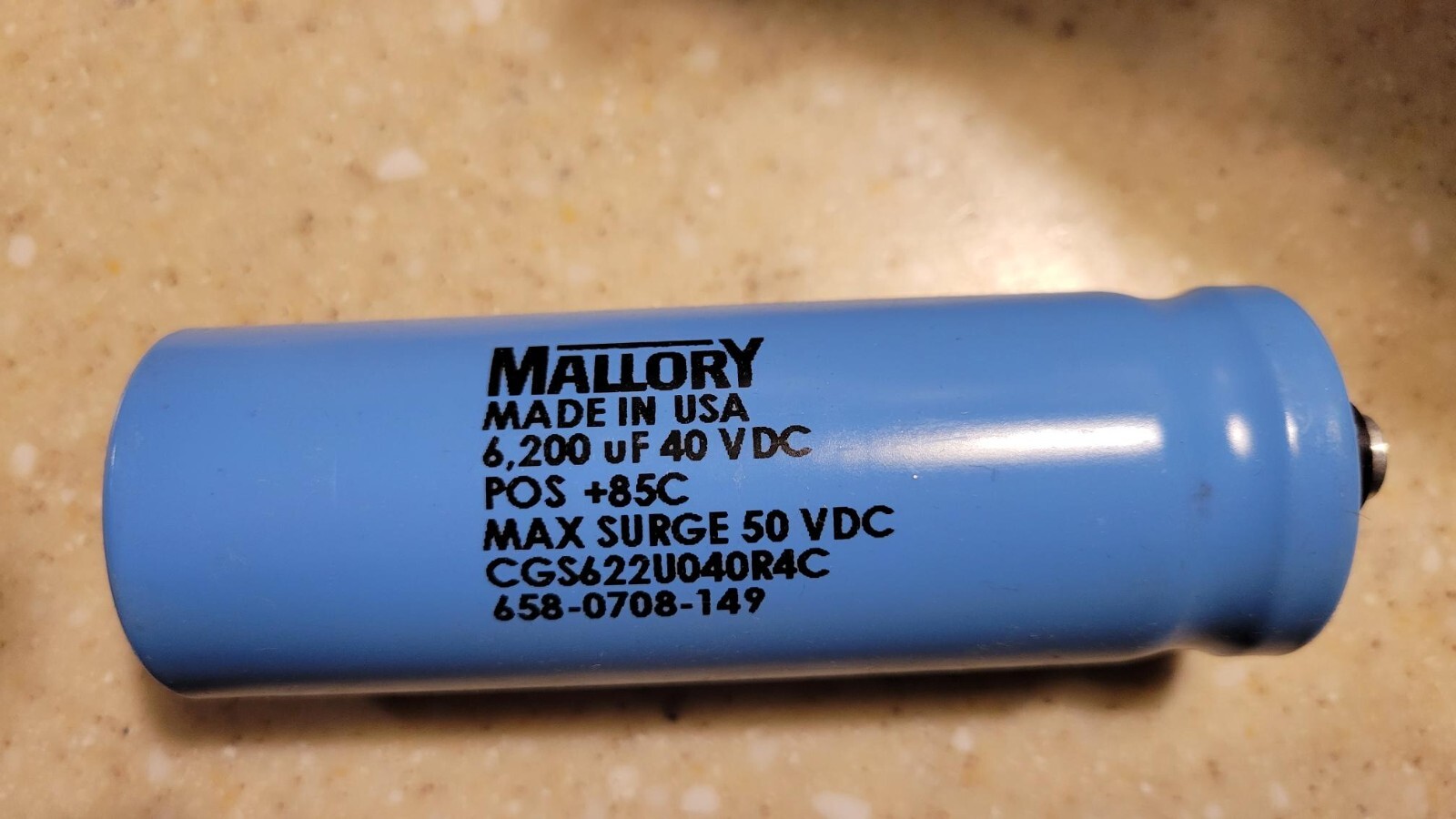 MALLORY CGS622U040R4C CAPACITOR 6200 UF 40 VDC
