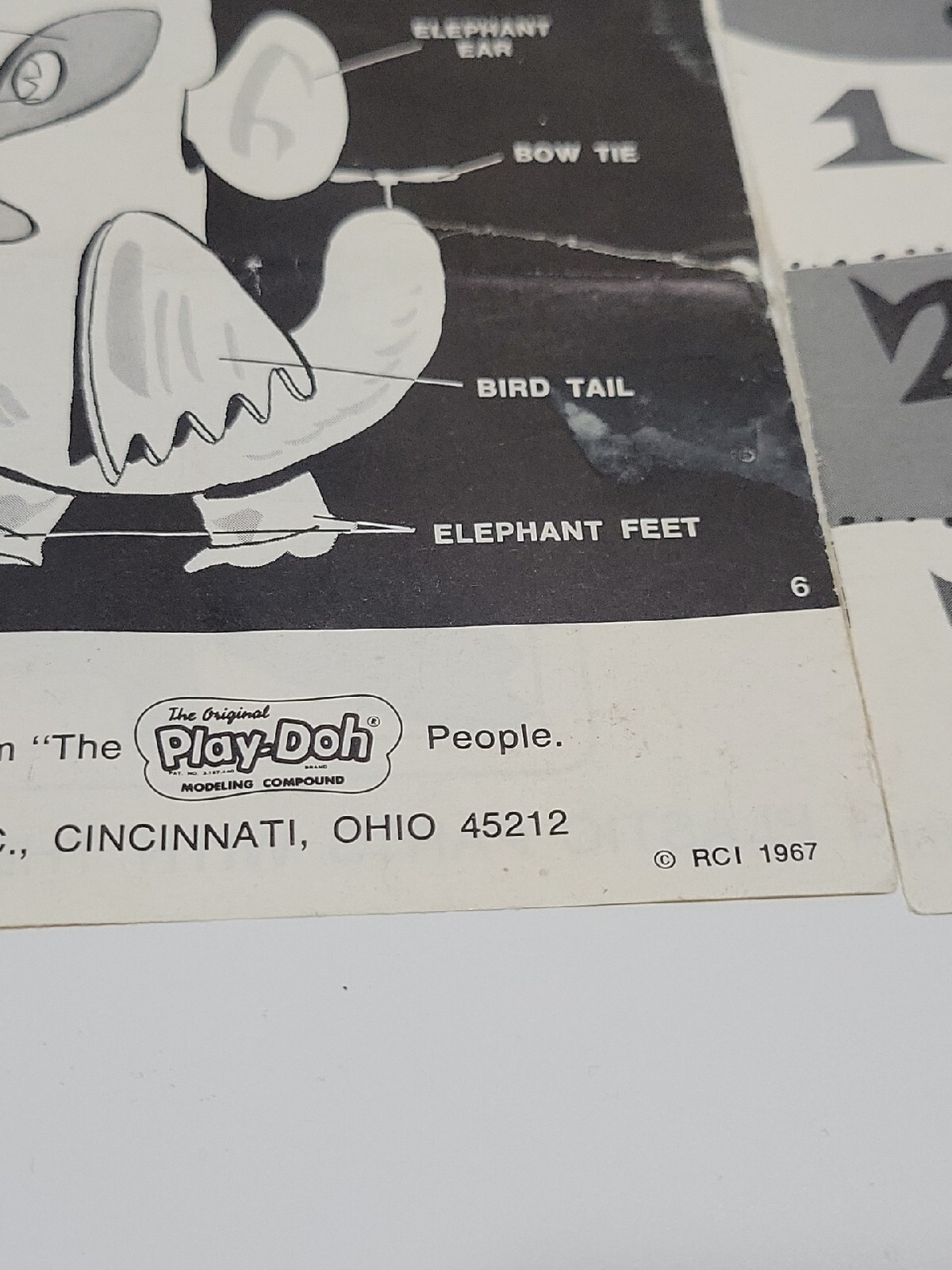 Vintage 1967 PLAY DOH ODDKINS playset *missing one ear