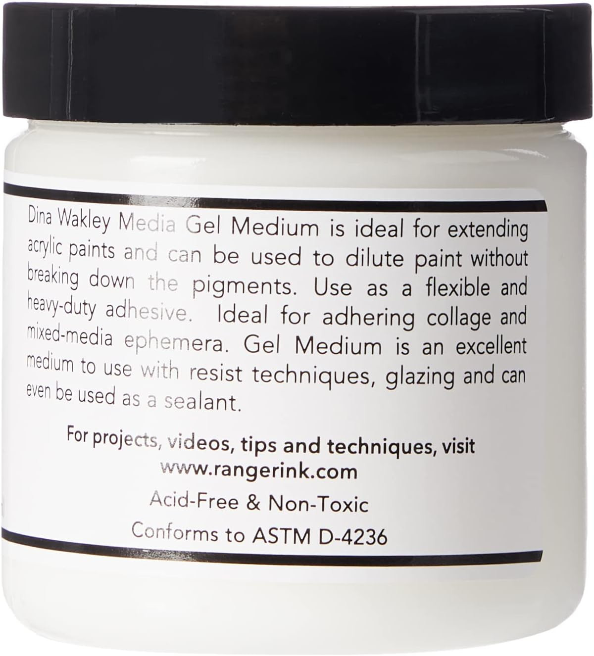 Media Gel Medium 4Oz Jar, Matte Finish
