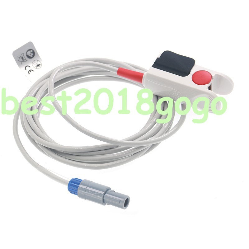 6Pin SpO2 Sensor Probe Cable For Utech UM2012 UM2017 IPM800 UPM60 PM5000V PM6800