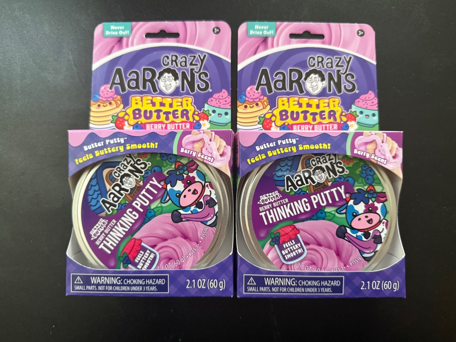 Aaron's Thinking Putty Berry Butter *NEW IN BOX* Viral fidget toy fast shipping