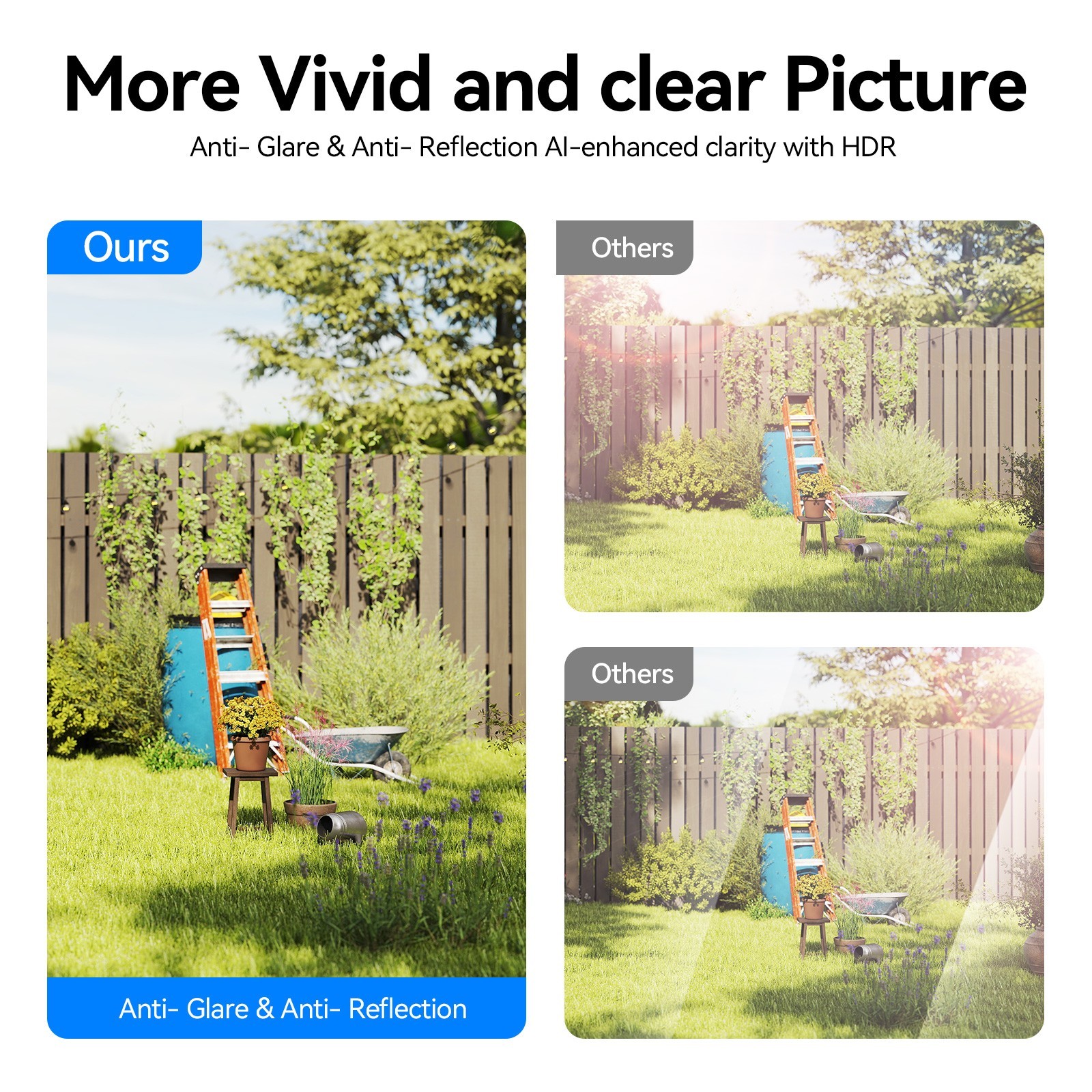 4MP 2.5K Wireless Window Camera Security Camera Color Night Vision 5G&2.4G WIFI