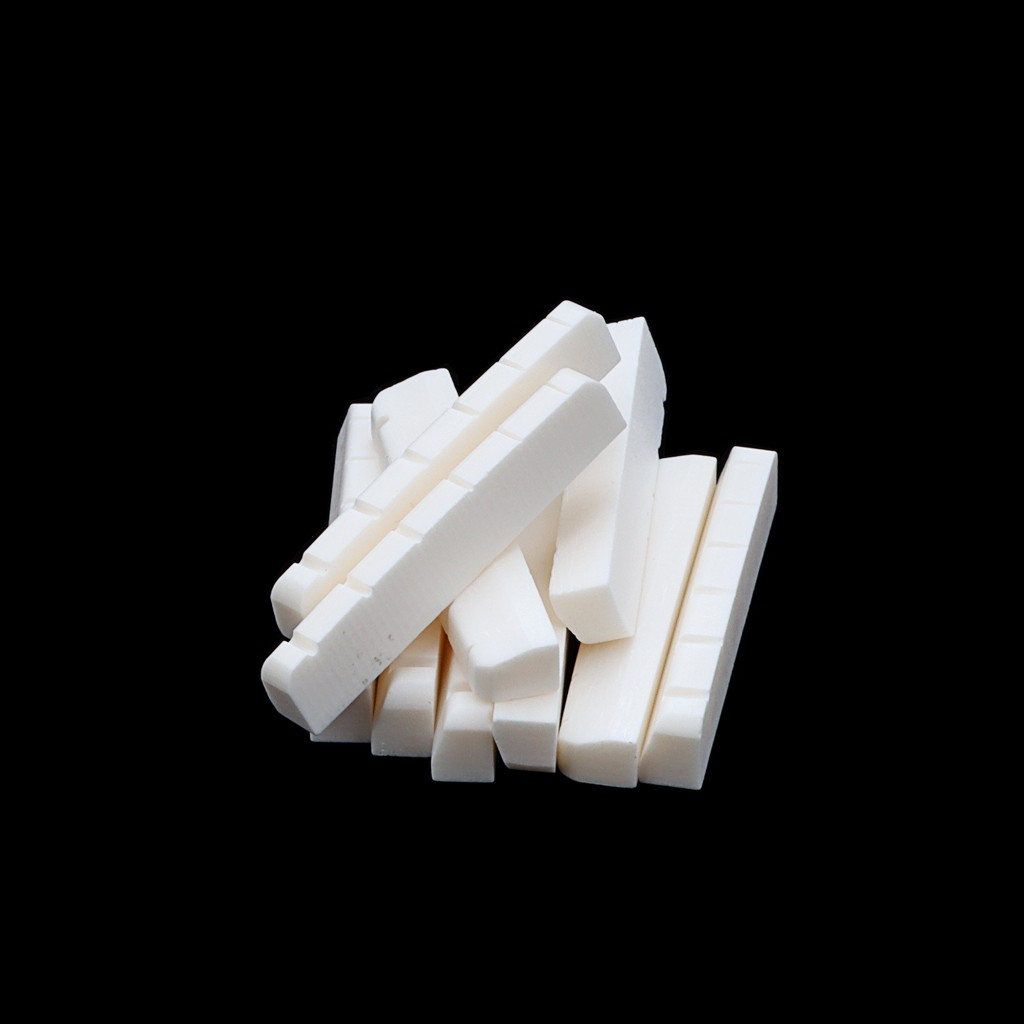 Slotted 10X 43mm Guitar Bone Nut for Telecaster Tele TL 6 String Electric Guitar